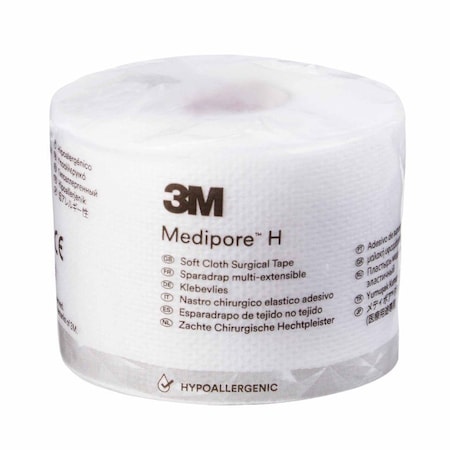 3M Medipore Perforated Medical Tape White 2 Inch X 10 Yard Soft Cloth NonSterile, 12PK 2862